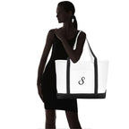 DALIX Premium Women's Tote Bags Large Tote Bag Personalized Gifts Black S