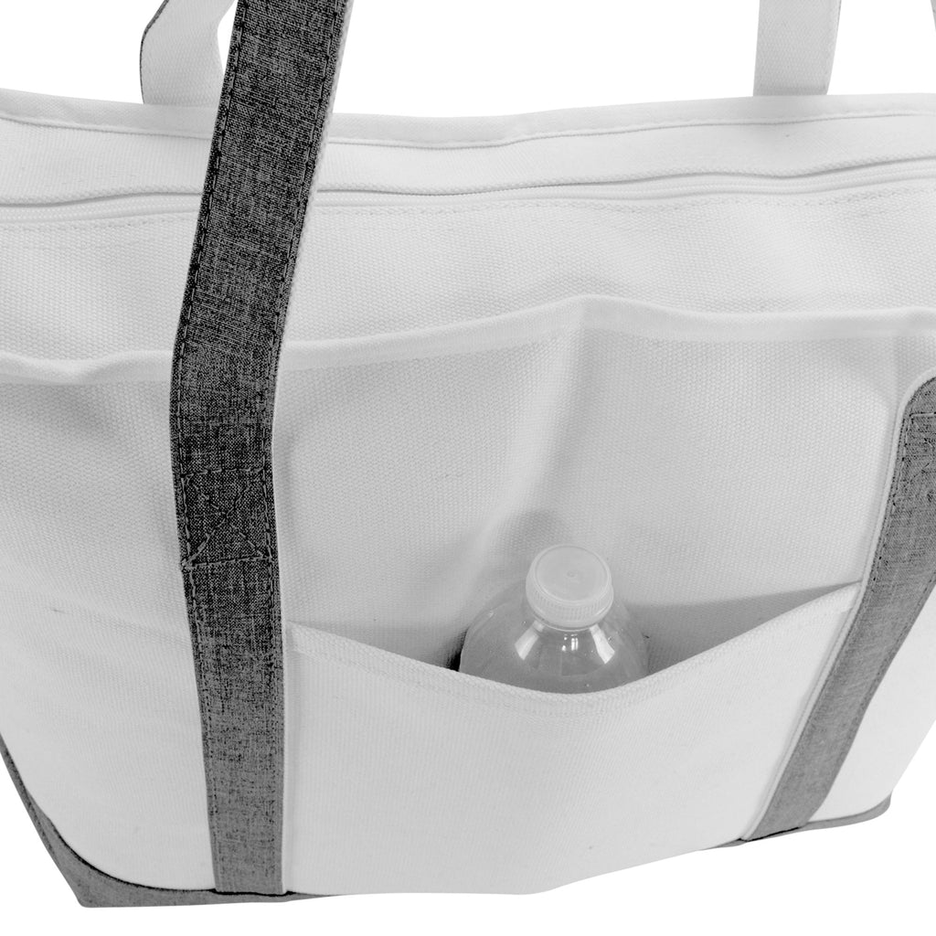 DALIX Beach Tote Bag Personalized Gifts for Women's Shoulder Bags Gray A