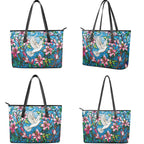 Tutolipy Dove of Peace Lily Printed Women's Shoulder Handbag,Tote Bag Portable Purse Ladies Wallet Purse,Handbag with Adjustable Strap and Zipper for Walking Travel