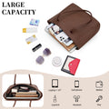 SENDEFN Purses and Handbags Women Fashion Tote Bag Shoulder Bags Top Handle Satchel Purses Leather Handbag