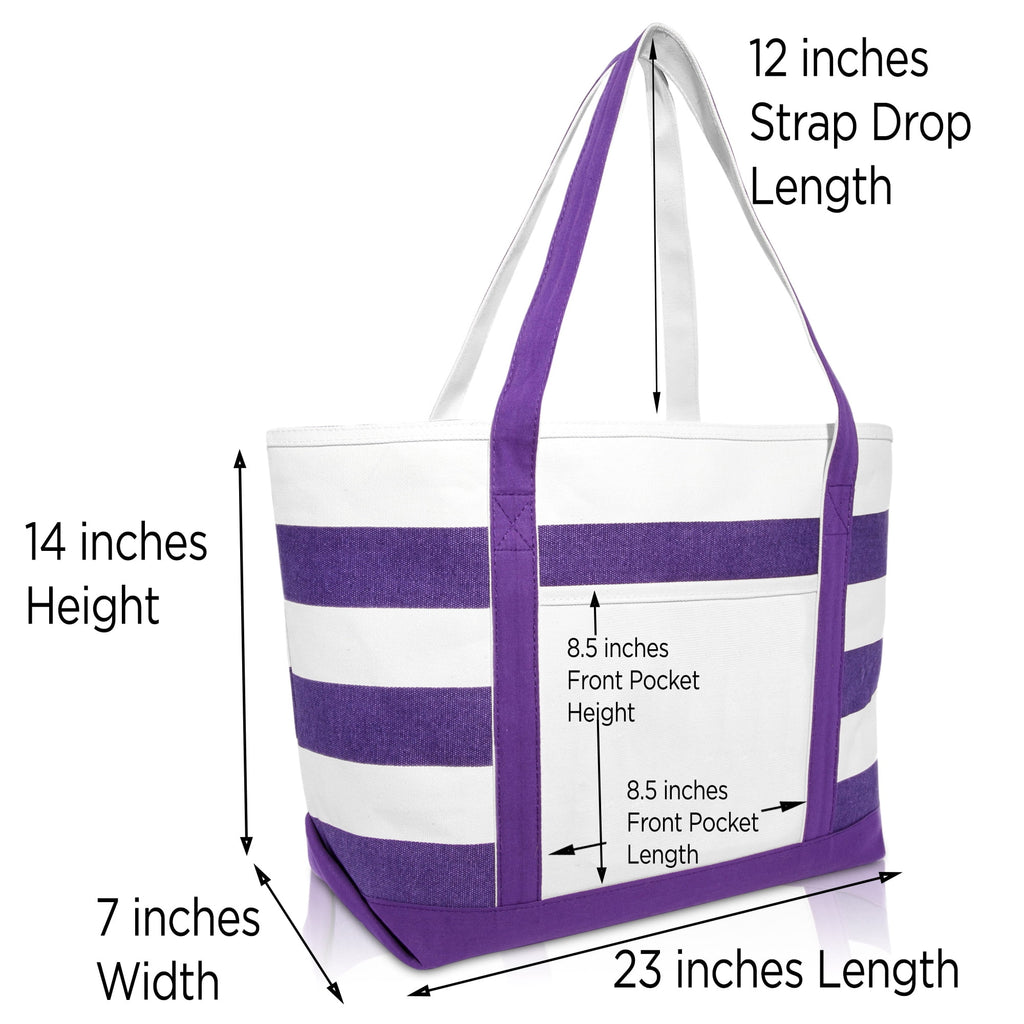 DALIX Monogrammed Beach Bag and Totes for Women Personalized Gifts Purple A