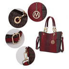 MKF Collection Miriam Women's Tote Bag Signature Vegan Leather Handbag Purse by Mia K.