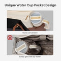 LOVEVOOK Laptop Tote Bag for Women With Large Cup Holder, Leather Work Tote Bag for Women,17.3 Inch Professional Computer Briefcase Business Teacher Commuter Shoulder Bag,Office Travel Gift