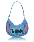 Disney Stitch Hobo Handbag Purse for Girls  Disney Crossbody Shoulder Bag with Adjustable Strap  Small PU Leather Toddler Purse, Everyday Tote or Travel Mini Bag for Kids Ages 3+