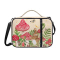FKELYI Mushroom and Rabbit Bible Case with Shoulder Strap Durable Bible Case Purse for Women Large Capacity Church Bible Handle Bags