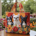 French Bulldog Quilted Tote BagTravel Bag,Duffle Bag,Journey Bag,Gift For Dad,Gift For Mom
