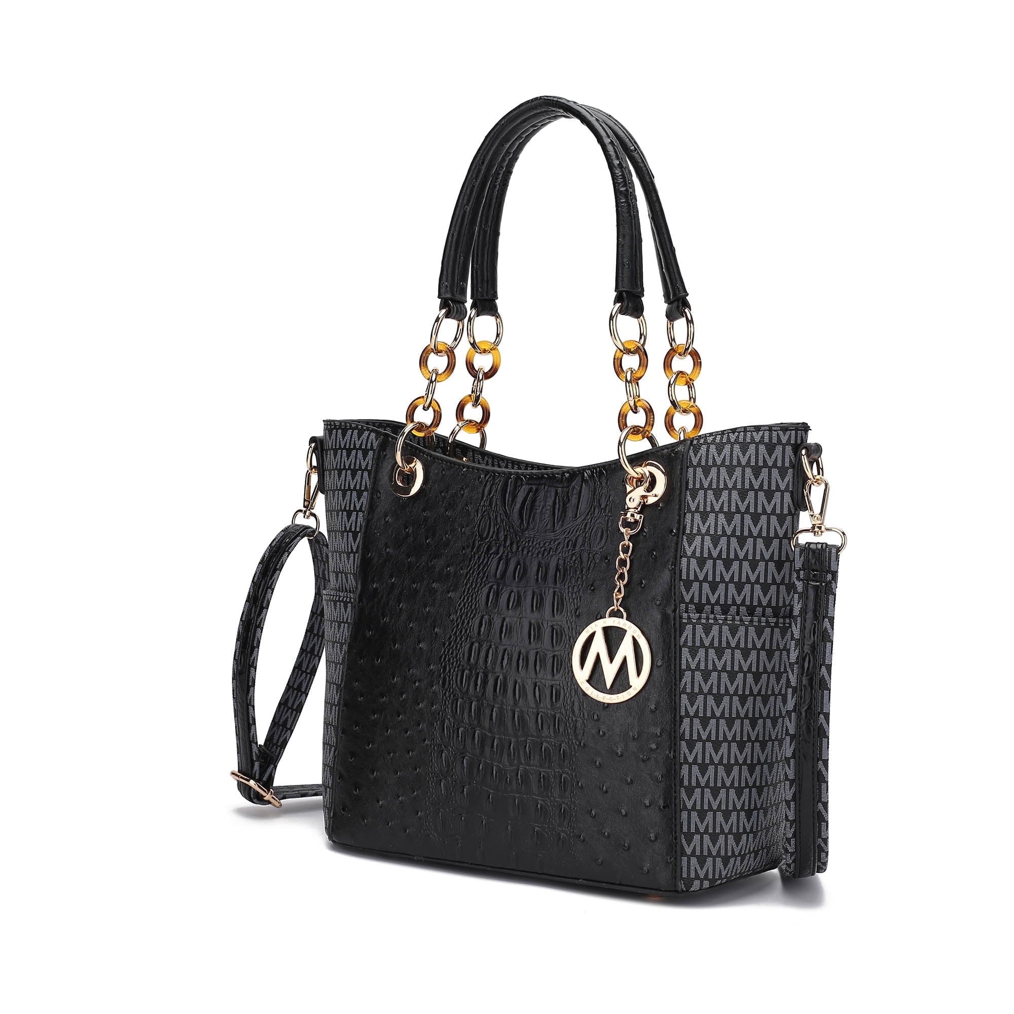 MKF Collection Miriam Women's Tote Bag Signature Vegan Leather Handbag Purse by Mia K.