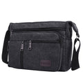 MUSOIE Men Large Vintage Crossbody Canvas Messenger Shoulder Bag Hiking Military Travel Satchel