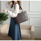 MKF Collection Braylee M Signature Women's Tote Bag, Functional Purse Handbag by Mia K - Light Blue