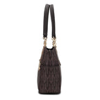 MKF Collection Braylee M Signature Women's Tote Bag, Functional Purse Handbag by Mia K - Light Blue