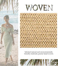 CAILDANL Straw Crossbody Bags for Women Beach Woven Hobo Handbag Summer Chic Crescent Shoulder Purses with Adjustable Strap 2025