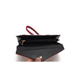 MKF COLLECTION Christine Vegan Leather Satchel Bag with Wristlet Wallet, Purple